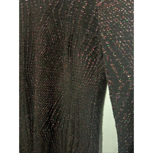 NWOT Trixxi Women’s Size Medium Black Sequin Long Sleeve Mini Party dress - Picture 3 of 6